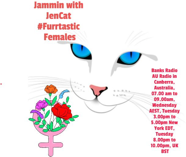 DJencat's tweet photo. Jammin with Jencat on @BanksRadioAU π½β€οΈπΆ#furrtastic #femaleartist Canberra, Australia, 07.00 am to 09.00am, Wednesday, Jan 18th AEST, Tuesday, Jan 17th, 3.00pm to 5.00pm New York EDT, Tuesday 8.00pm to 10.00pm, UK BST, πΊπ€#indiemusic #newmusic https://t.co/mPvbFwAqmj https://t.co/CaRWH5spT3