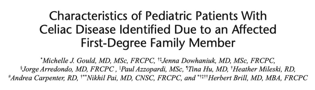 JPGN (@jpgnonline) on Twitter photo .<a href="/MichelleGouldMD/">Michelle Gould M.D.</a> et al studied #children with #celiacdisease identified after diagnosis of a first-degree relative:
👌 often asymptomatic, but
🔬 histology as severe as those screened for other reasons
🧪 may be associated with sequelae like anemia
bit.ly/3Xn8CBU .<a href="/MichelleGouldMD/">Michelle Gould M.D.</a> et al studied #children with #celiacdisease identified after diagnosis of a first-degree relative:
👌 often asymptomatic, but
🔬 histology as severe as those screened for other reasons
🧪 may be associated with sequelae like anemia
bit.ly/3Xn8CBU