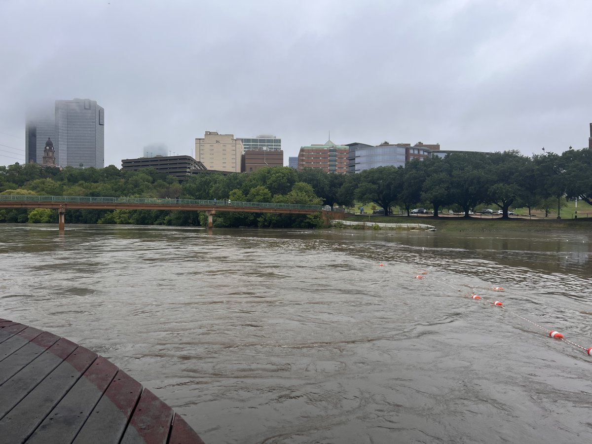 Did you know that the confluence of the Clear Fork &amp; West Fork, located at Panther Island Pavilion, creates a major flood risk during high river flows? The roughly 90-degree turn just downstream of the confluence slows the water down, causing the need for extra flood protection.