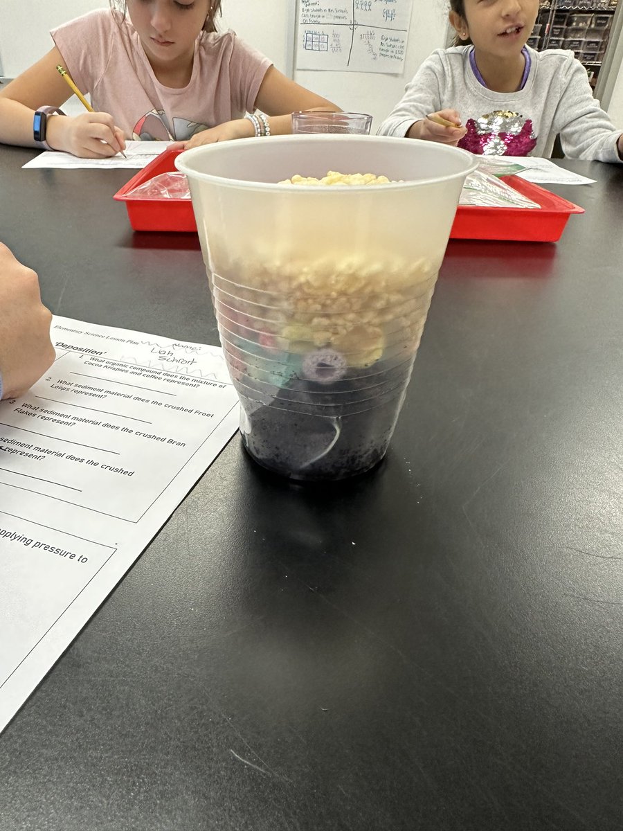 VeronicaJ_edu's tweet photo. 5.7A: @Lovett_Elem 5th graders explored the processes that led to the formation of sedimentary rocks and fossil fuels. https://t.co/JwBpMgDvUI