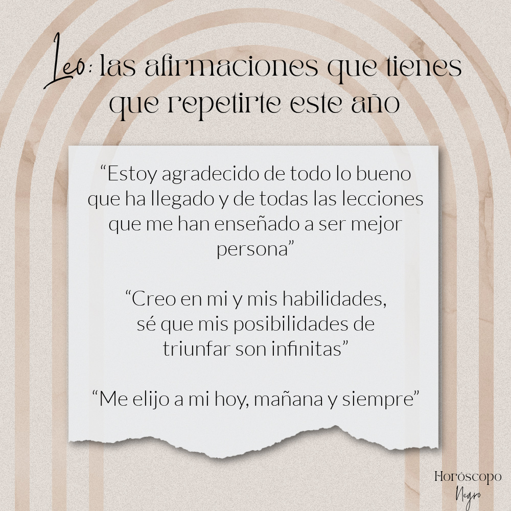 leo_hnegro's tweet photo. Las afirmaciones que tienes que repetirte este año ✨🔮✨ #leo #horoscoponegro https://t.co/H2nnxTUTar
