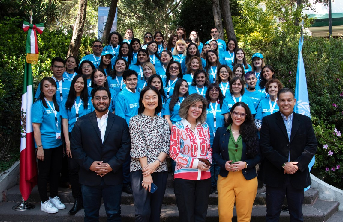 In @UNV_ROLAC, 30 #IVD2022 celebrations were held in 13 countries, with 1,600+ participants. In Mexico, IVD events were attended by UNV's Deputy Executive Coordinator @KyokoYokosuka, who recognized the contributions of UN Volunteers across the region: bit.ly/3QGlNf1