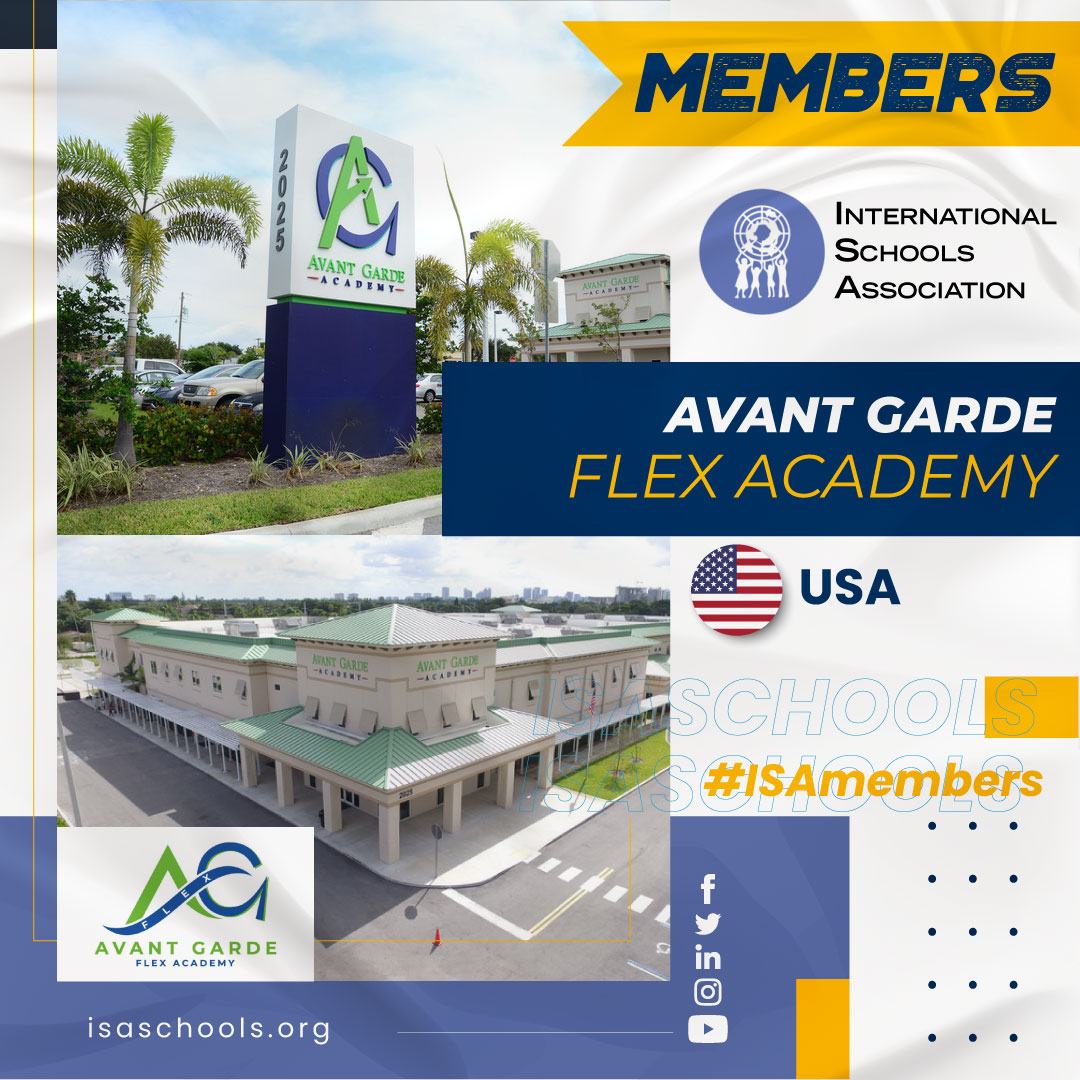 Avant Garde Flex Academy is one of our latest members from the US. They provide students with an online international student-centered learning environment employing the latest STEAM strategies and international best practices.

Get to know them here 👇
agflexacademy.com