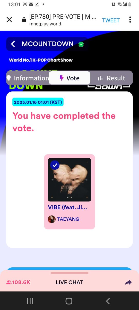 sugadboy's tweet photo. — 🔔 'VIBE' está nominada en la pre-votación de MCOUNTDOWN. 

Pasen a dejar su voto:
(https://t.co/9eyIZyIBPr)

I’m voting for #BTSARMY as the #BestFanArmy at 2023 #iHeartAwards! https://t.co/Sg42jYGg6c