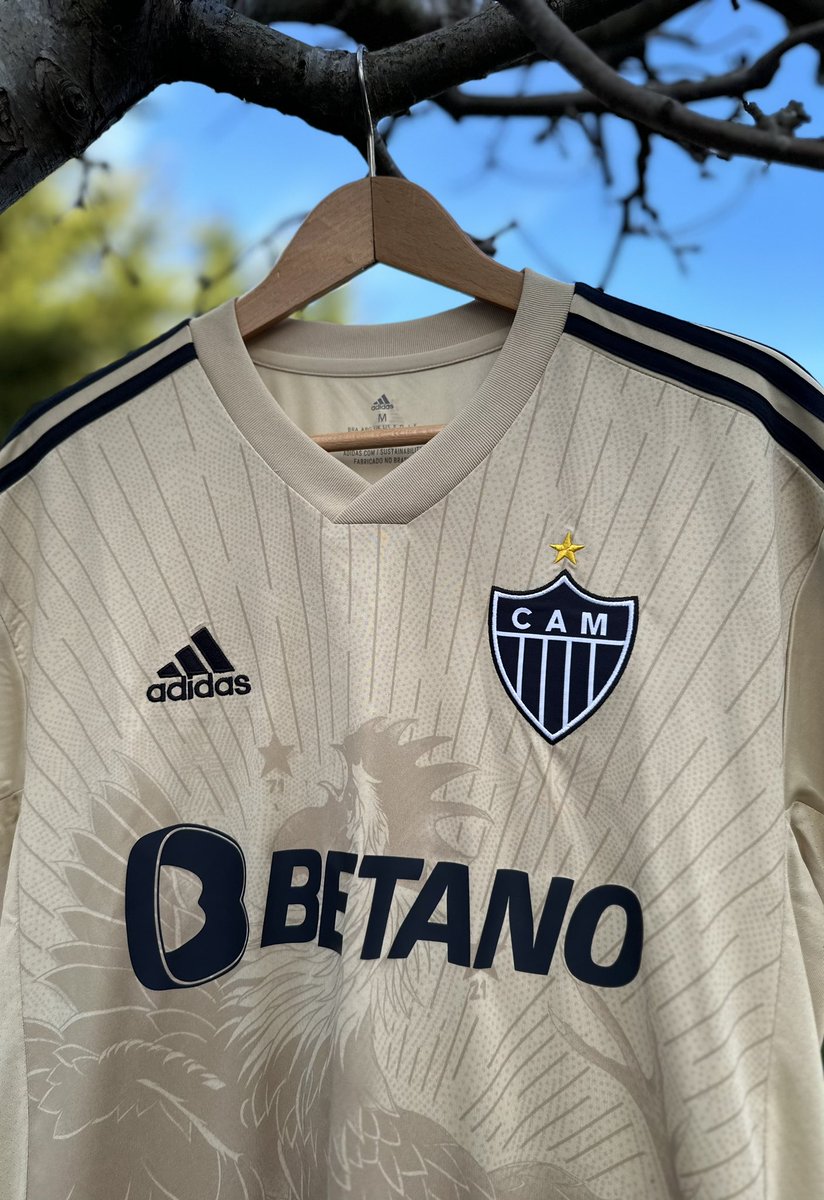 cbell2191's tweet photo. Atletico Mineiro Third Shirt 2022
 
Another shirt which I picked up from @futfanatics. A design honouring their treble winning campaign in 2021, as well as the rooster design celebrating the clubs nickname. https://t.co/3XQHrwMvcA