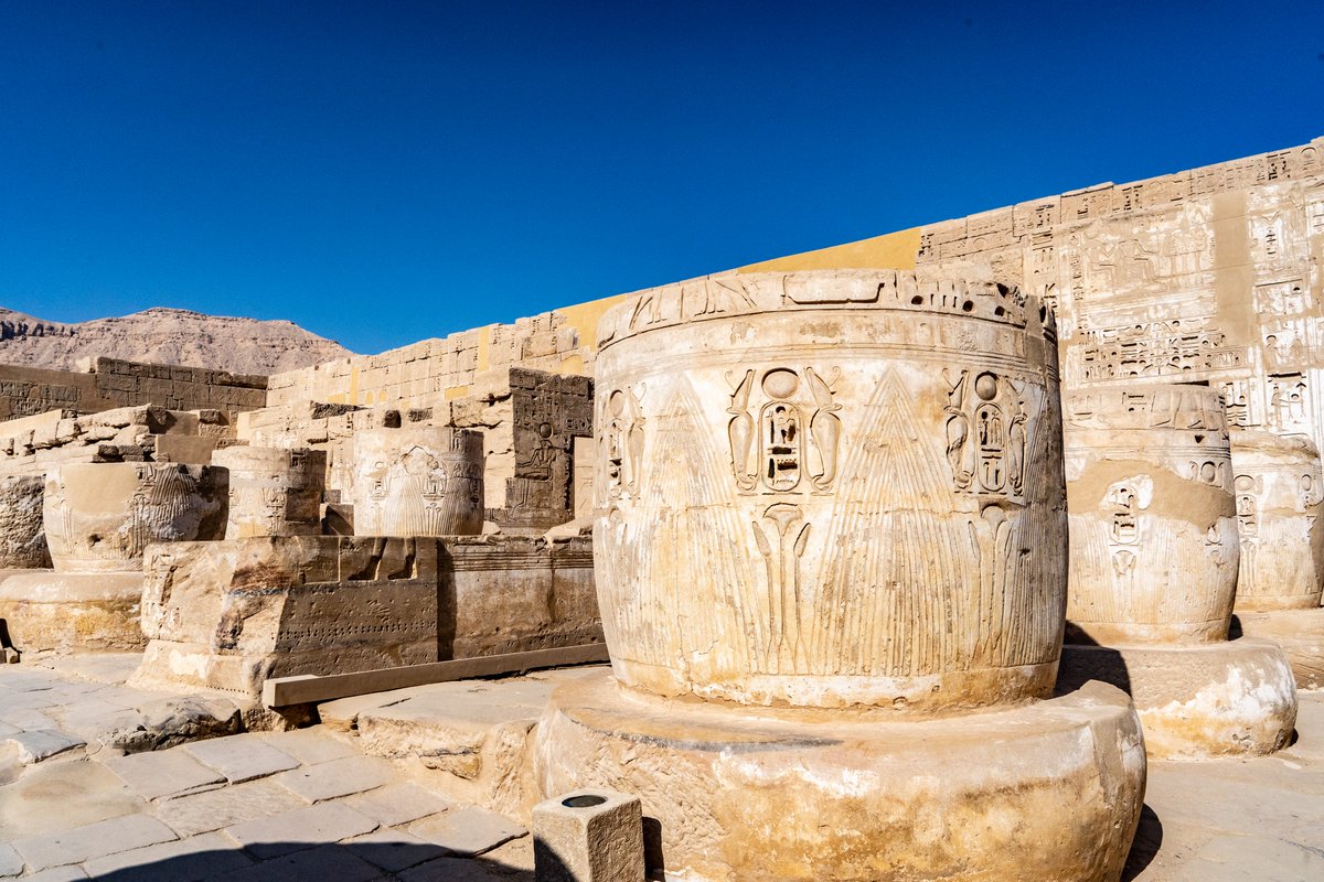CipherVisuals's tweet image. Temple of #Karnak, courtyard