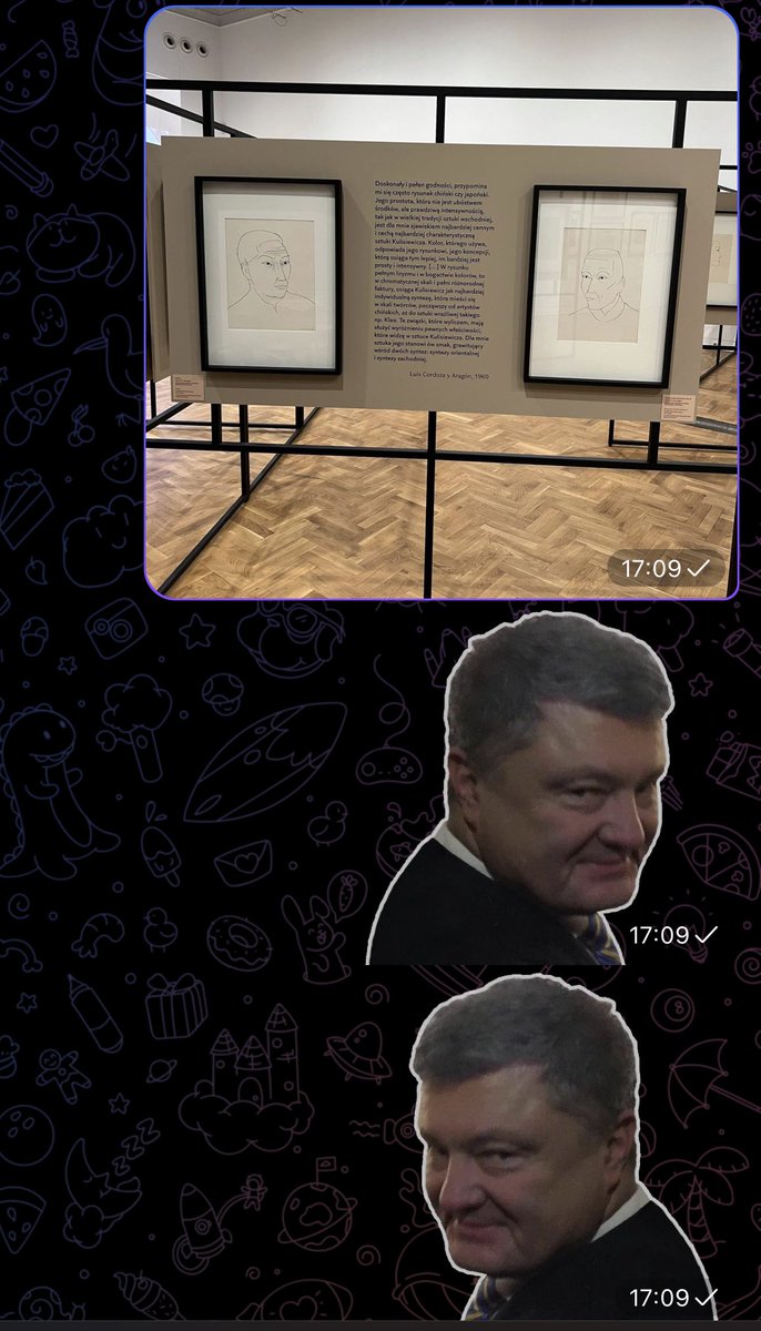 kidwithbigHeart's tweet photo. Polish Contemporary Art vs Petro Oleksiyovych Poroshenko https://t.co/qMF1QkICRt
