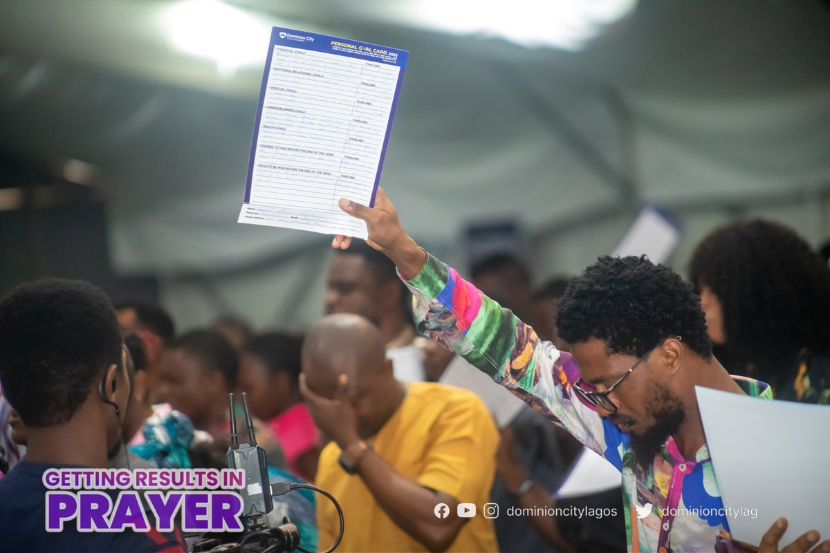 dominioncitylag's tweet photo. And the Lord answered me, and said, Write the vision, and make it plain upon tables, that he may run that readeth it. Habakkuk 2:2

Today during service we wrote out our goals for the year and deployed angels for activation.

#DominionCity
#DCLagosHq
#GettingResultsInPrayer https://t.co/DCyo0HX6Br