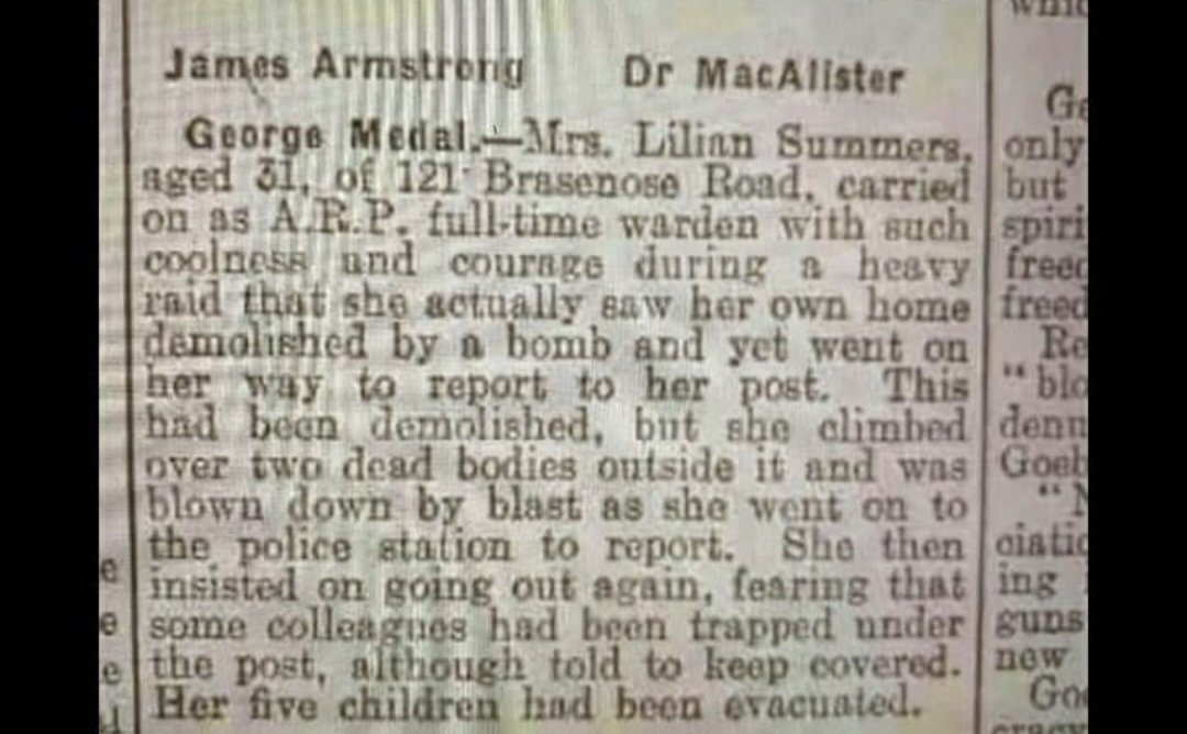 It turns out that if the ceilings hadn't caved in at Dads, we wouldn't have found my Nans medals. My Mum died in her 60s quite suddenly, and I don't think Dad knew they were there! I never met my Nan as she died when Mum was pregnant with me, but what a woman 💪 #georgecross