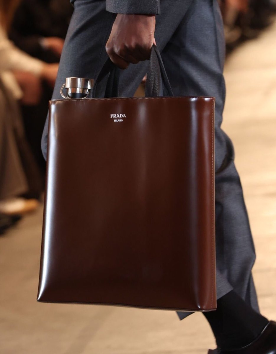 beyza misses chandler on Twitter "Water bottle bags Prada 2023