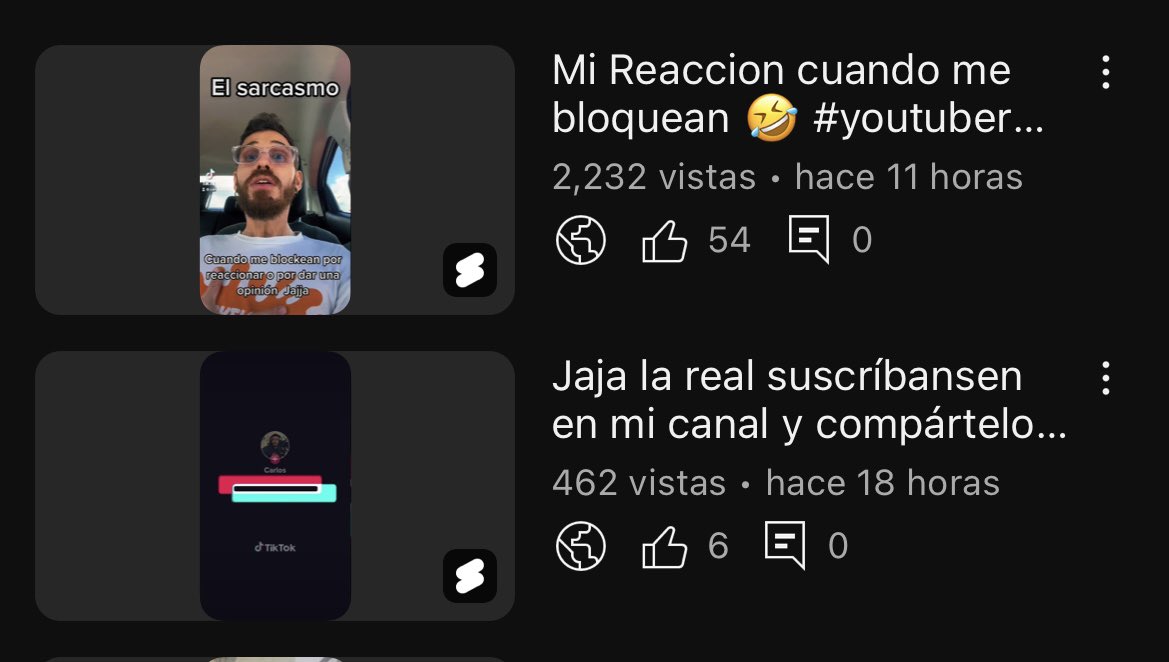 Solrac0294's tweet photo. 2,232 vista 🔥🔥🔥👀👀 entra al link y suscríbete https://t.co/XKBFQ5wlbc  #YouTuber #YouTubeショート #twitter #VIBE https://t.co/J8hEqcFG92