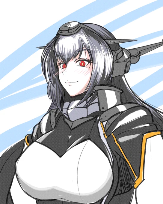 初描きでついつい力が入っちゃった(というか艤装がむずい) 