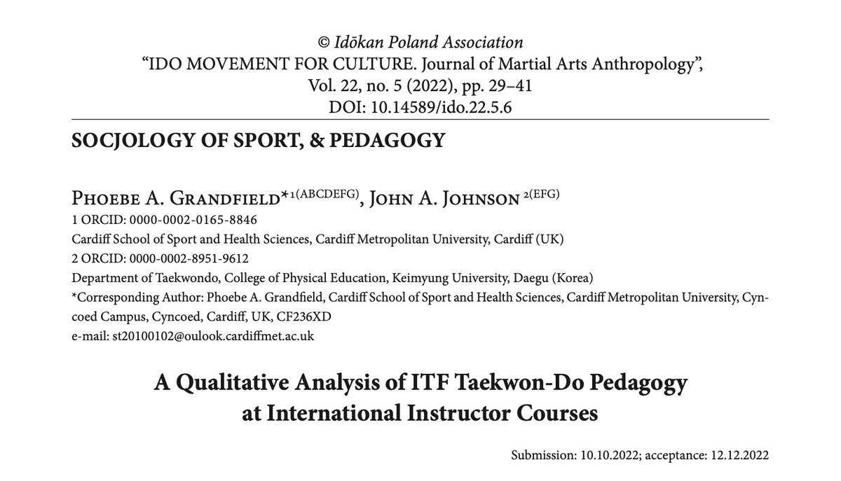 Phoebe Grandfield (@phoebetkd) on Twitter photo Can’t believe I’ve done it. My first ever paper is published! It is based on my BSc dissertation. Looking forward to do the same thing with my MSc dissertation with <a href="/IanBez/">Dr Ian Bezodis 💙🇺🇦</a> Can’t believe I’ve done it. My first ever paper is published! It is based on my BSc dissertation. Looking forward to do the same thing with my MSc dissertation with <a href="/IanBez/">Dr Ian Bezodis 💙🇺🇦</a>