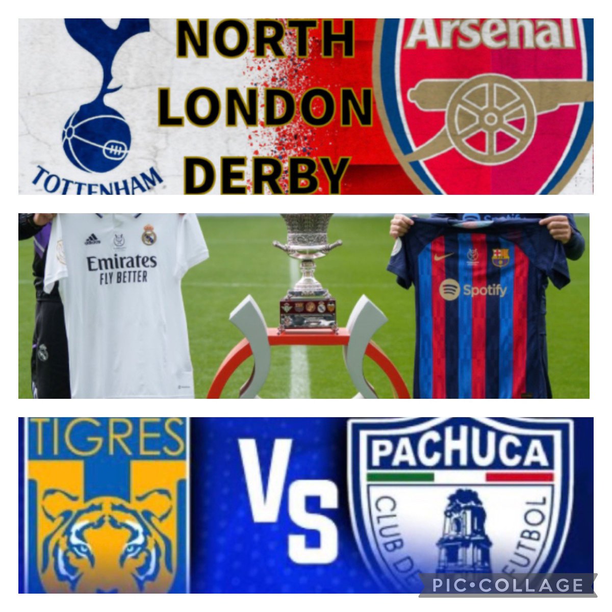 Pepegdo's tweet image. Iniciamos Domingo futbolero !!!
10:30 North London Derby
13:00 Supercopa de España
19:00 Tigres vs Pachuca

Hoy ganan .. Gunners.. Madrid y Tigres !!!!