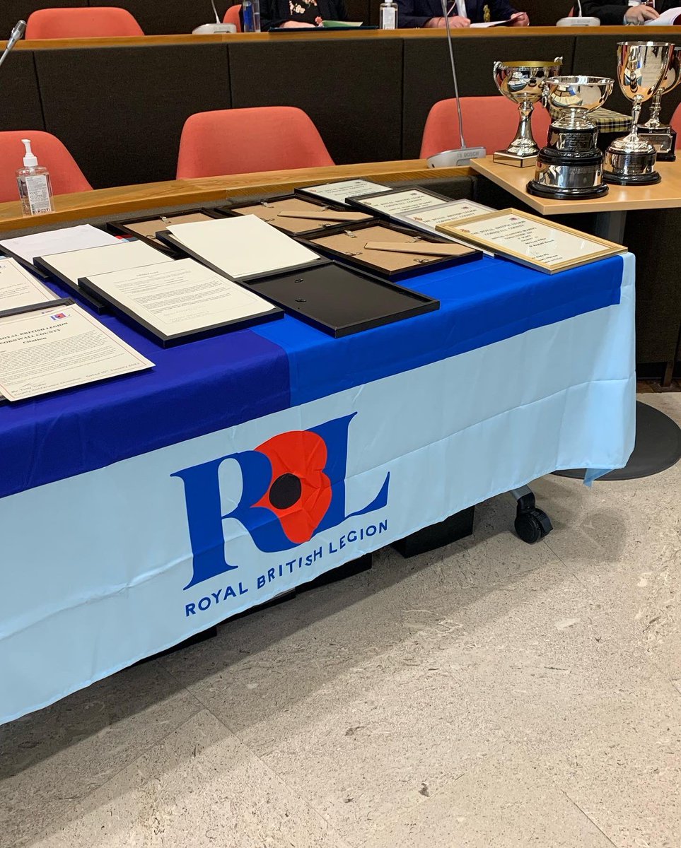 Honoured to be witness the Annual Awards of the Cornwall Branch of The Royal British Legion