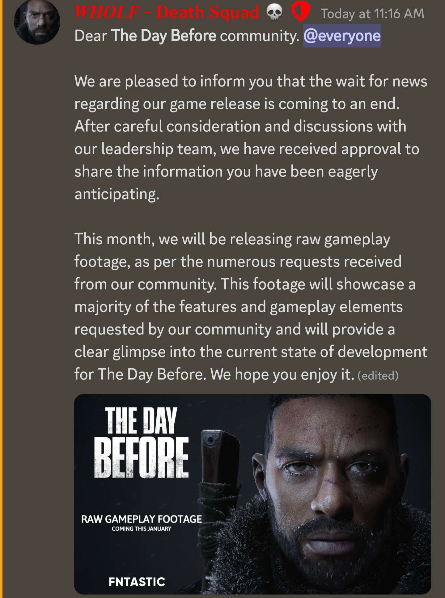 THE DAY BEFORE - O Início de Gameplay