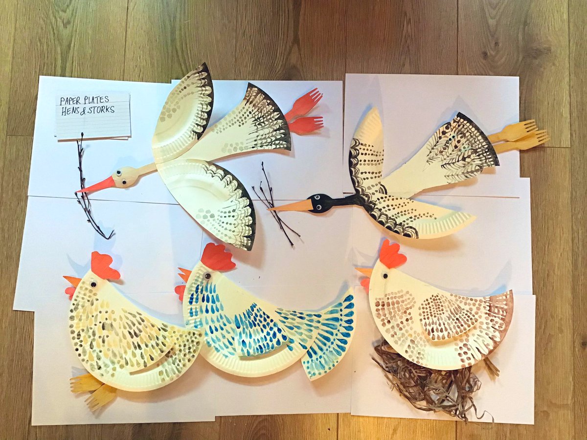yuvalzommer's tweet image. “Curiosity is the main energy...”

― Robert Rauschenberg

My latest project: birds made of recycled everyday stuff including paper plates and wooden forks.
#EveryChildIsAnArtist #RecycleCreate #bigbookskidart