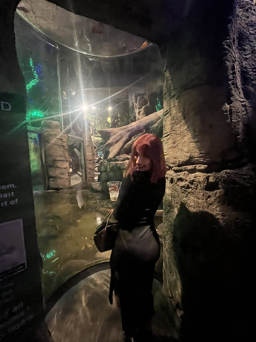 alyxcx's tweet photo. Me drunk at the aquarium work party https://t.co/grIFDmEfzg