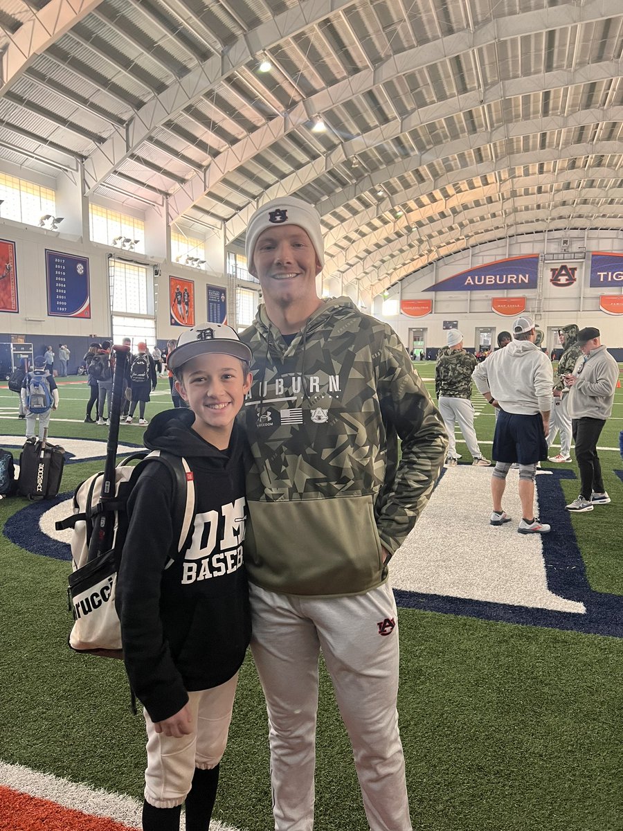 Great start to camp when Cam Hill walks up and ask Jackson if that hoodie he is wearing is for <a href="/DiscoveryBaseb2/">Discovery Middle School Baseball</a>  <a href="/BJHSBaseball/">Bob Jones Baseball</a> <a href="/CoachJSmith_/">Jared Smith</a>