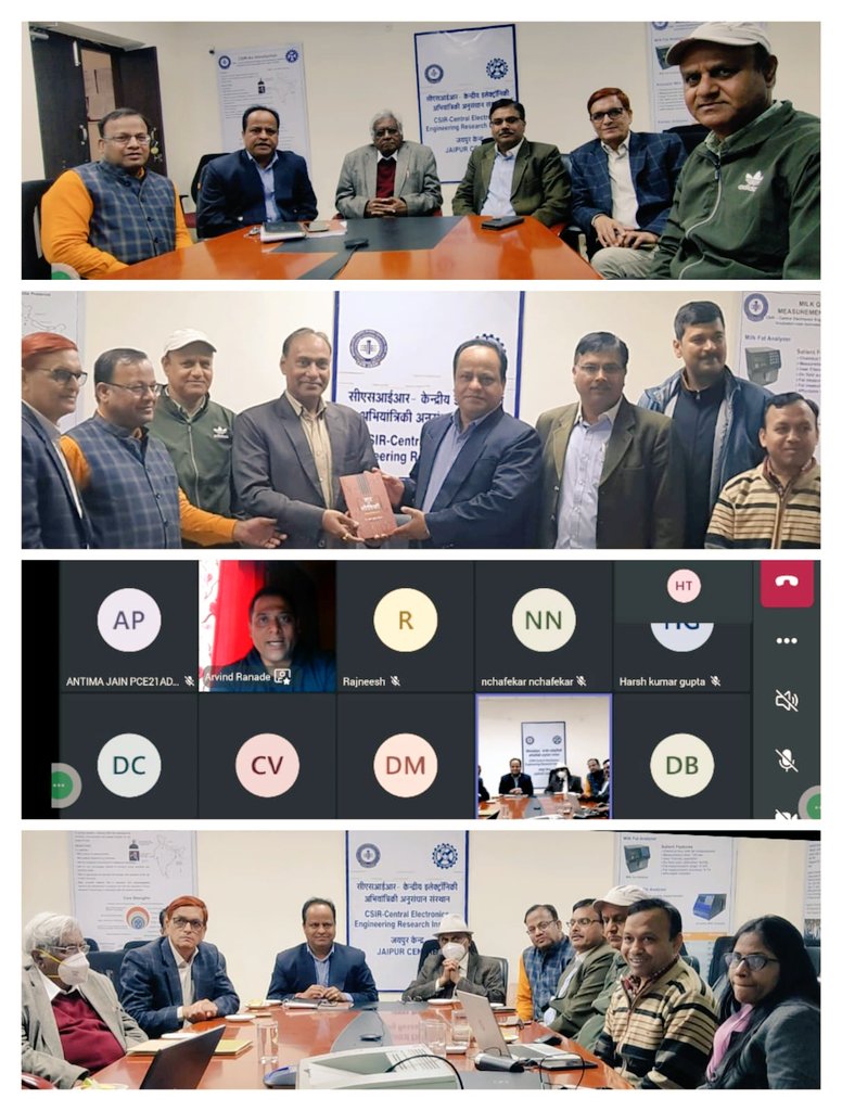 Today, the provincial working committee members of Vibha Rajasthan and SIF organizing committee members met to unveil the results of the top 100 projects/models chosen for SIF-IISF-2022. Congratulations to all selected participants. Click for the results-  scienceindiafest.org/event_info/56
