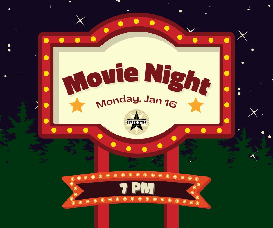 We'll see you tomorrow at 7 PM with $5 popcorn and beer specials!