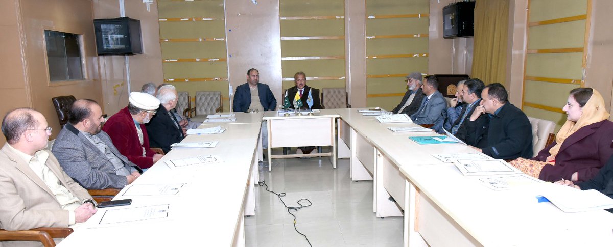 The Vice-Chancellor Prof. Dr. Muhammad Kaleem Abbasi is chairing the 87th meeting of the Board of Advance Studies and Research on Wednesday. The meeting discussed and approved a number of agenda items for the improvement of the quality of research in the institution.