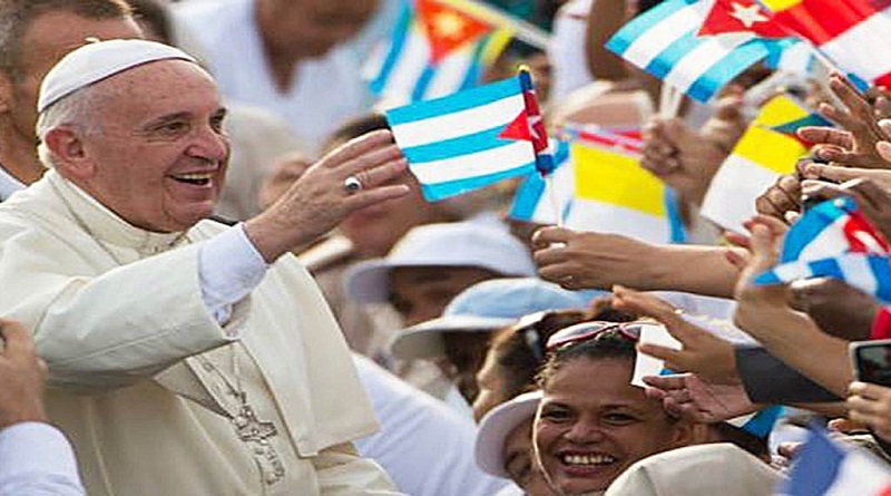 Papa Francisco agradece al pueblo cubano su ejemplo de colaboración #MaestrosDeLaPatria vtv.gob.ve/papa-francisco…