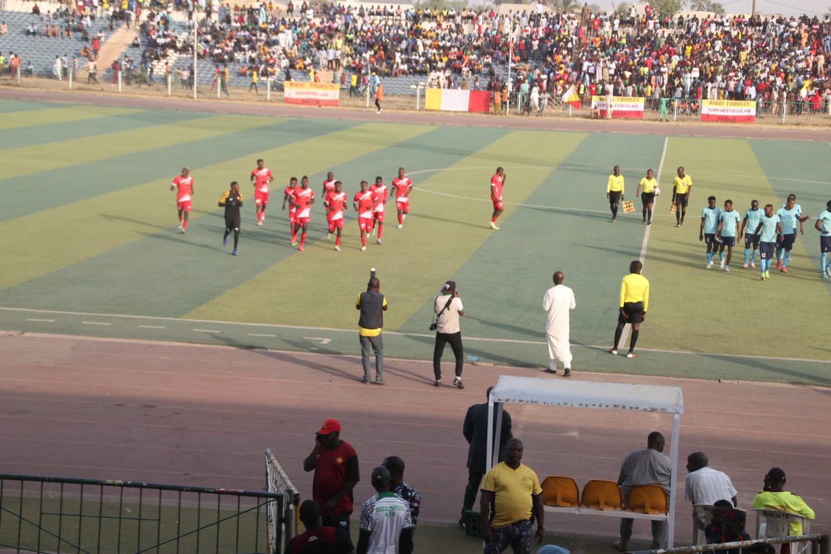 NigerTornadoes's tweet image. FT:

Three points on the road. An incredible away performance from the lads.

*Wikki Tourists 0-2 Niger Tornadoes*

Idris Saidu 74&apos; ⚽ (FK)
David Okoromi ⚽76&apos;

#WikTor
#MD1