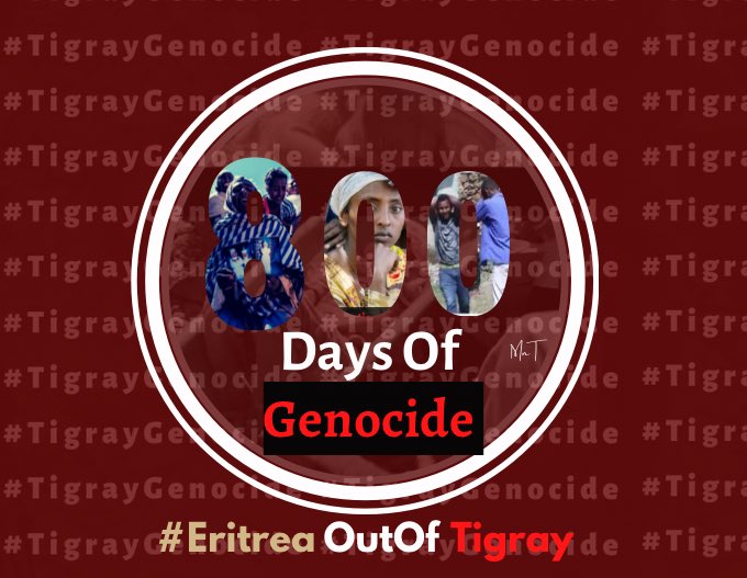 It been over➡️ #800days with out Action ,Over 70% of Tigray is still Under 🇪🇷’n & #Amhara invader troops.Tigrayns are still starving & being massacred.
We want Peace and Free Tigray !! @SecBlinken @POTUS @EUCouncil  @_AfricanUnion @UNHumanRights #EritreaOutOfTigray @hiwan_gal