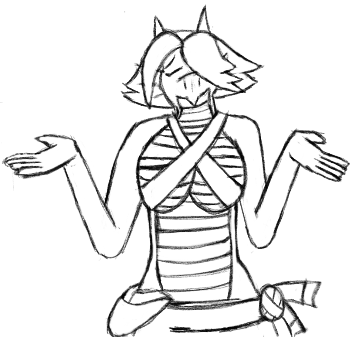 IroncladRunner's tweet photo. dragon titty warnin
tried this drawin app, it was alright, seemed like real paper n lead
was about to draw legs but i dunno, when i moved the sketch out of bounds, it were deleted
kilt my drive so i just rushed the rest of it
oh well, muh philosophy will be:
yolo, post it anyway https://t.co/L7pAfvC83S