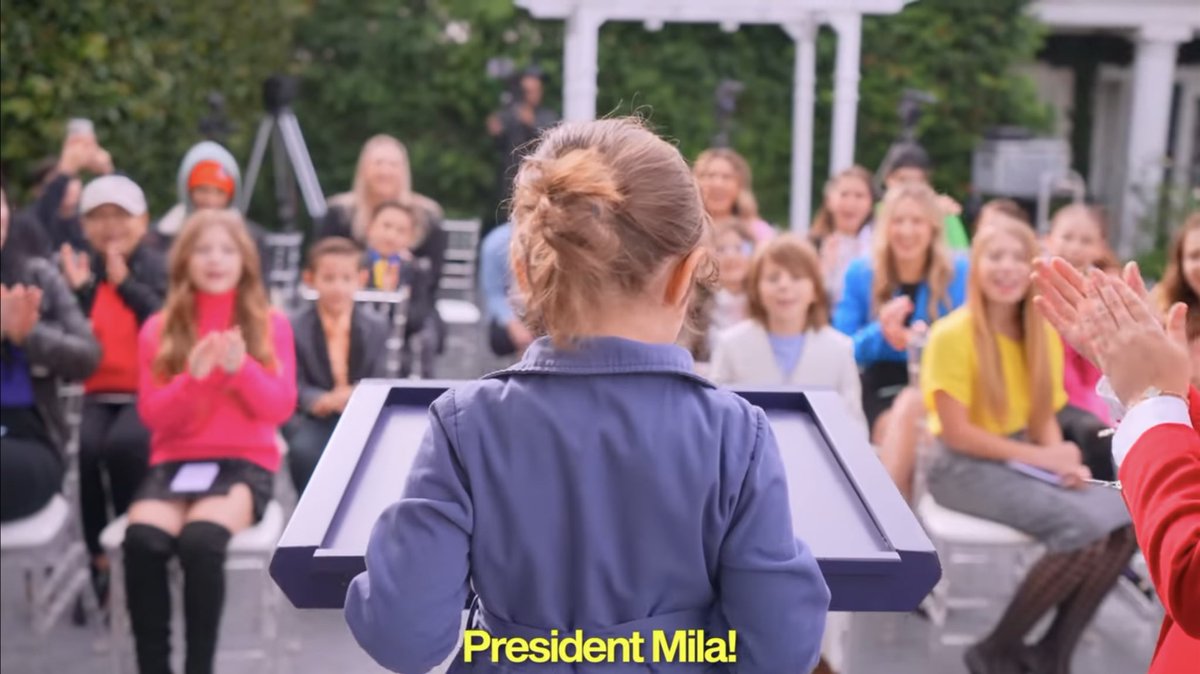 AnasalaTrending's tweet photo. -
Everyone can be a president! ❤️🇺🇸
“ be determined, be hopeful, be empowered ” ❤️🙏🏻
-
#MilaForPresident @VP https://t.co/BSjFKgeB53