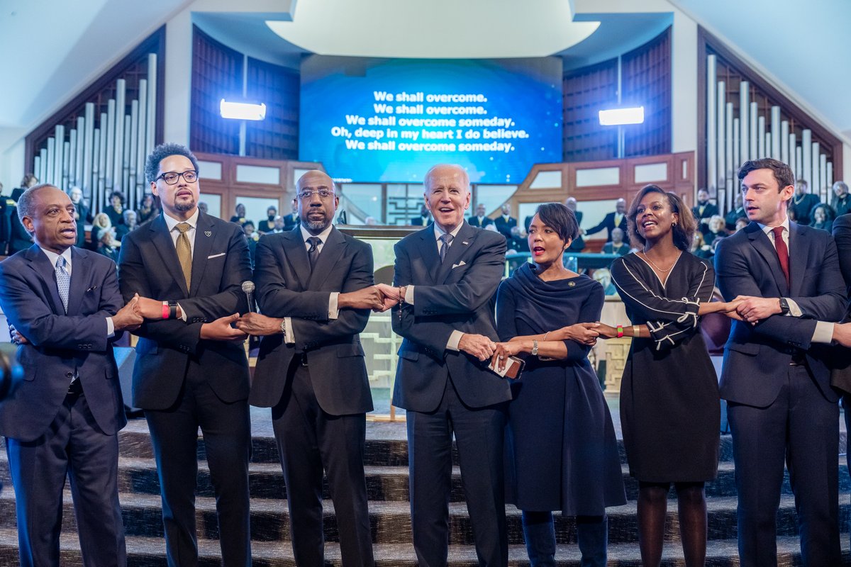 To honor the legacy of Dr. Martin Luther King, Jr., President Biden spoke at Ebenezer Baptist Church.

In Dr. King’s memory, this Administration is working to protect the right to vote, make the American Dream a reality for every family, and expand access to quality health care.