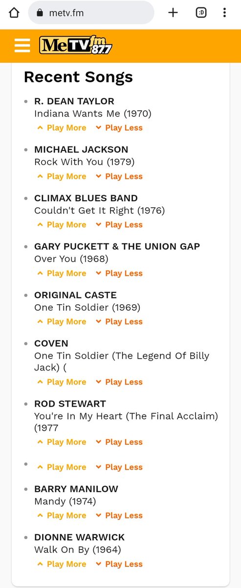 VenusInMomJeans's tweet photo. #BackToBackSnack (1 song done by 2 different artists) on 87.7FM @MeTVFM Radio 3pm daily. Listen: https://t.co/fBT7nll9Ay Audacy app. A Story Songs Weekend, it's #OneTinSoldier #TheLegendOfBillyJack sung by #Coven (1971) and sung by #OriginalCaste (1969). #RDeanTaylor's story too! https://t.co/PI7viIZ2w6
