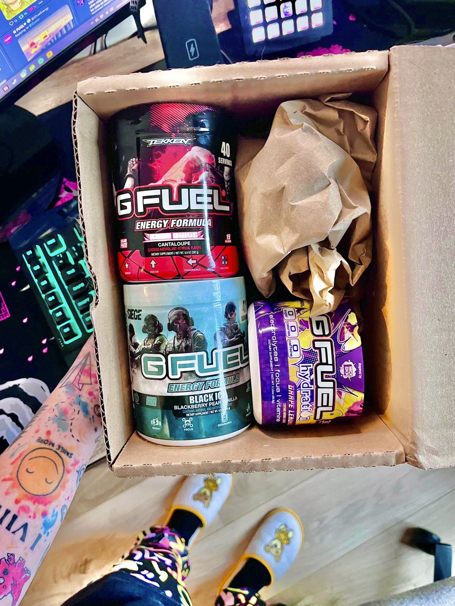 Anyone need a #GFUEL SUPPLY DROP?? Lemme know…📦👀💬