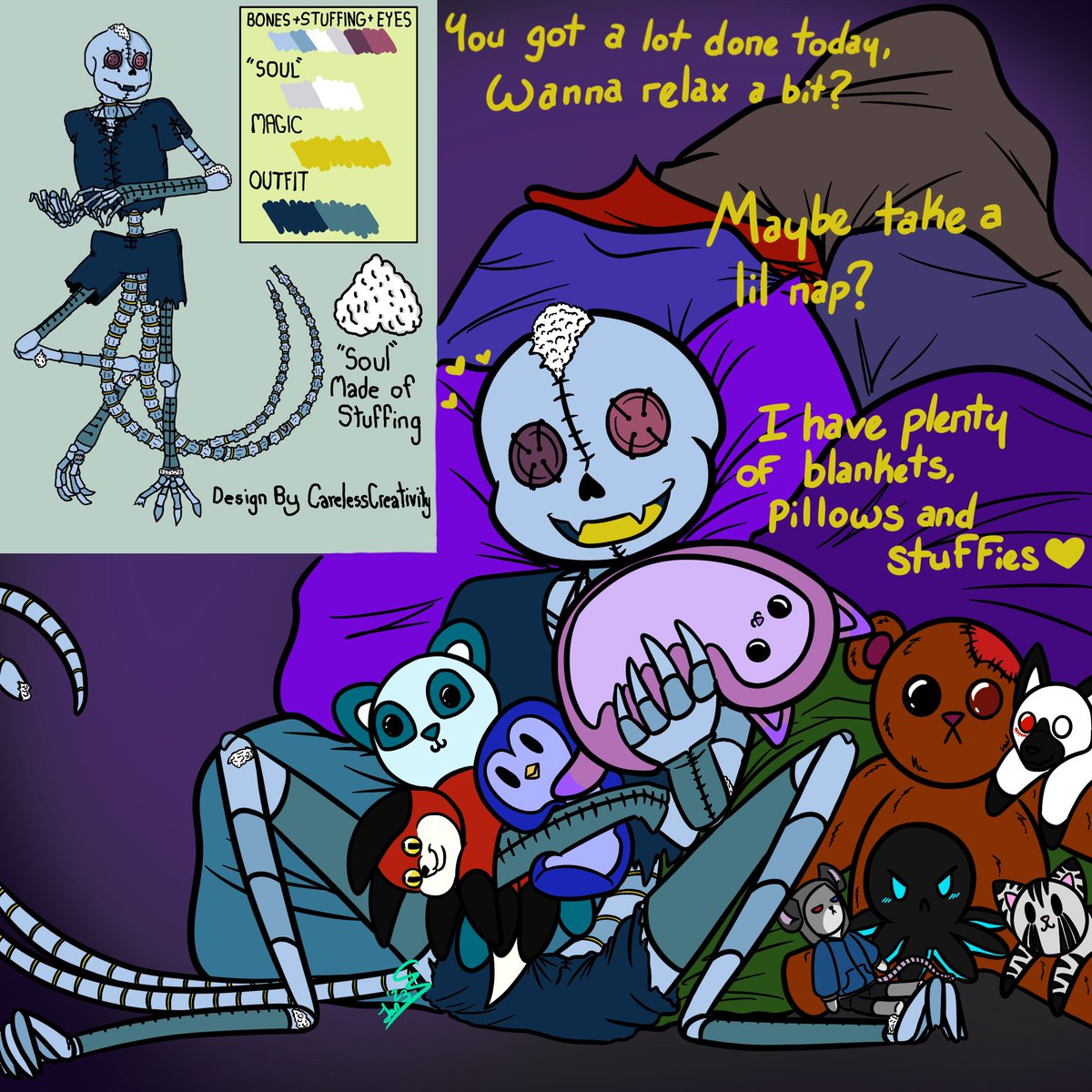 NSFWCryptidBone's tweet image. I got one of the CUTEST adopts ever!!!! 
My plushie baby 😌💚 
from carelesscreativity  

#oc #adopts #ocadopts