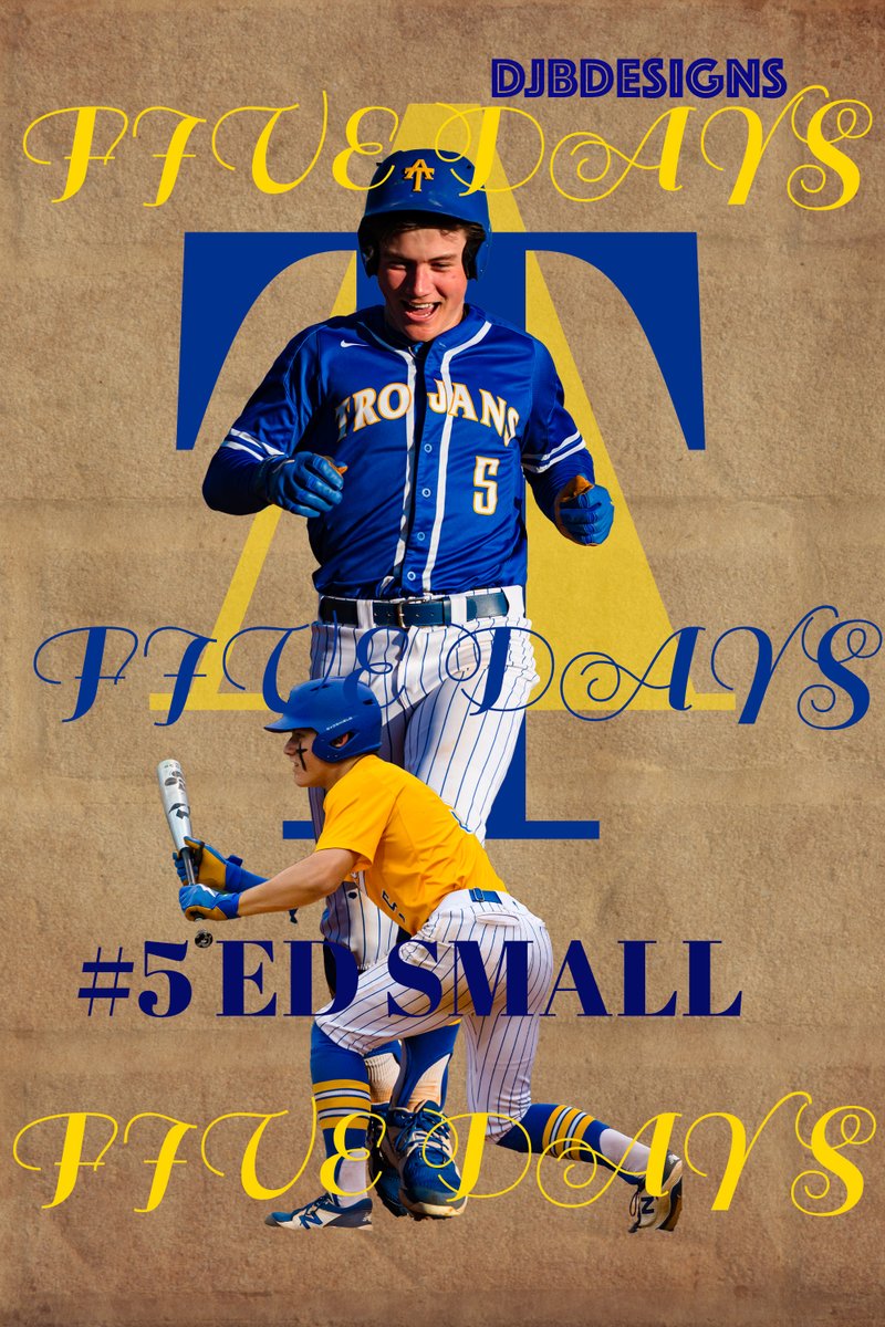 djbdesigns's tweet photo. #FiveDays until @edsmall18_tx and his @TrojanVarsity
take the field to prepare for the #District266A season.
@KMatthews15 https://t.co/hDbni3fUSc