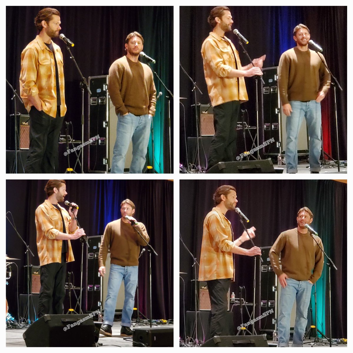 Verobinn77's tweet photo. thanks to @FangasmSPN to share with us his photos of our adorable boys so thank you π #SPNLV #SPNFamily #goldpanel @JensenAckles @jarpad #padackles #friendship https://t.co/EhlO0ZOfdK