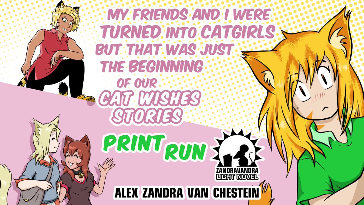 CROWDFUNDING FOR MY LATEST LIGHT NOVEL IS LIVE!

Help me fund the print run of Cat Wishes Stories and get a shiny copy of the book in the process! &lt;3

crowdfundr.com/catwishesstori…