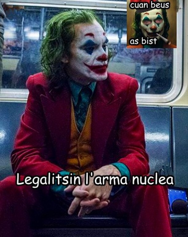 collaherba's tweet photo. as tenia que dir i sa dit...

#collaherba #herba #fumat #colla #mem #memsencatalà #acudit #humor #riure #joglar #fimosis #acampadajove #pintorrock #festiuet #viñarock #merda #thc #cbd #weed #catalunya #basura https://t.co/Uf5Fep1JBK https://t.co/KryUjytGdb