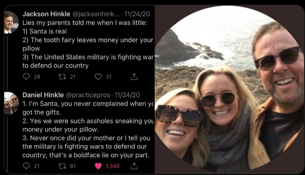 lol this dude can't stop getting roasted by his own parents