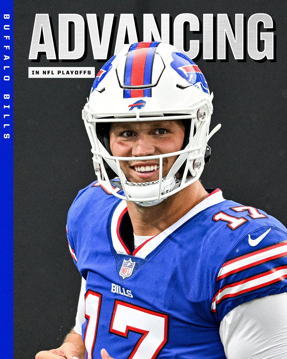 The storybook continues for the Bills 💪 

Buffalo advances to the AFC divisional round!