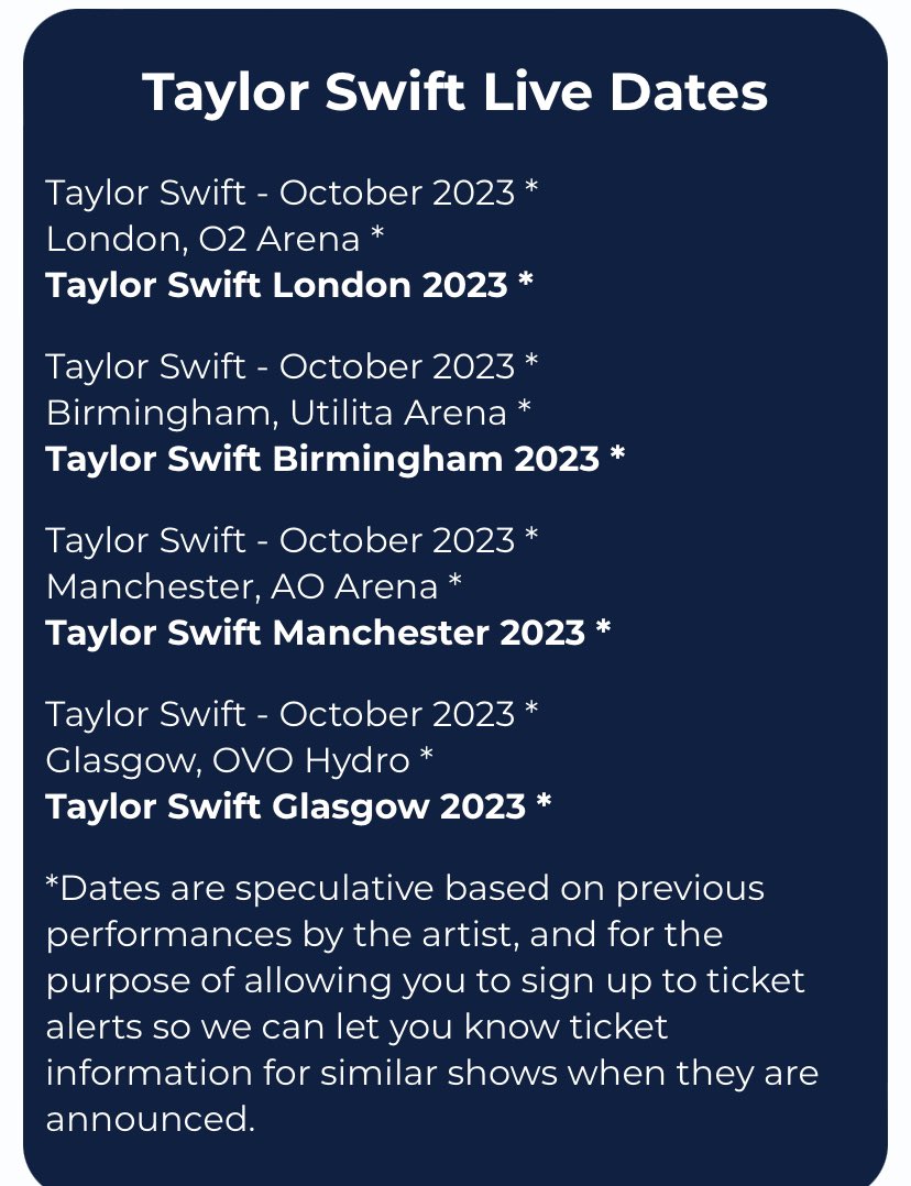 The Eras Tour tweet media