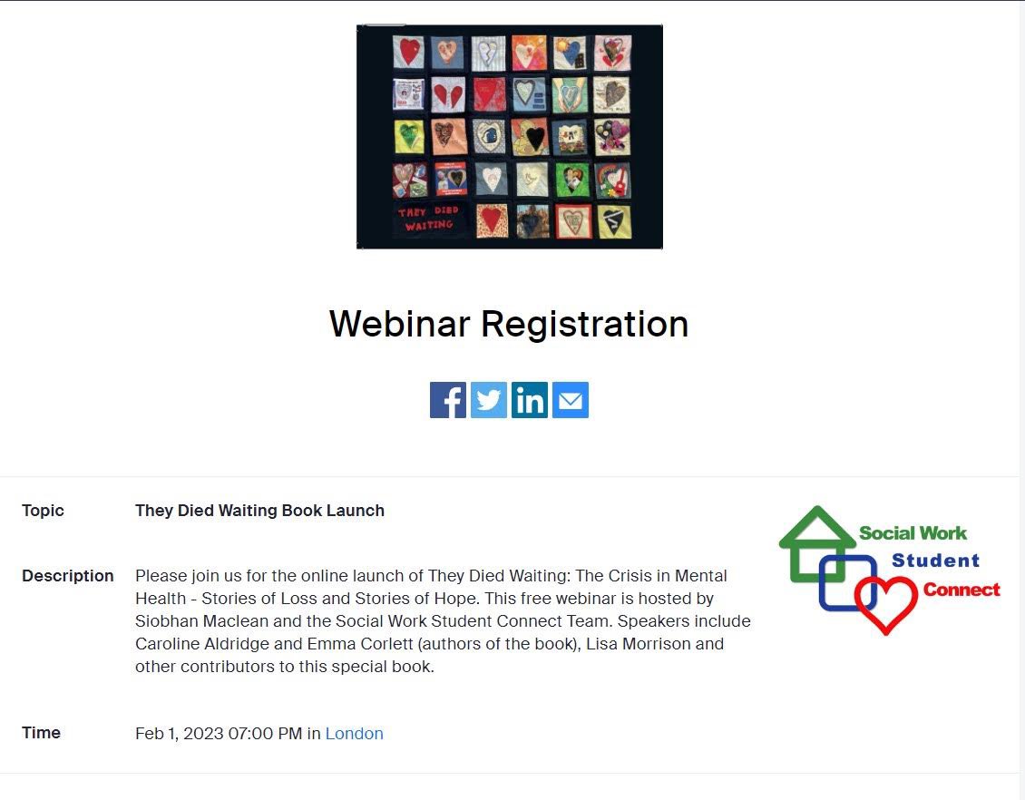 See below to register👇🏼A must read for all students, professionals &amp; any service/ppl wanting to improve how we respond to those in crisis. I write about initiatives in NI. Pls share <a href="/GavinDavidson70/">Gavin Davidson</a> <a href="/houton_paula/">Paula Houton</a> <a href="/DrGerryG/">Gerry Gormley</a> <a href="/Emckay19/">Emckay</a> <a href="/BHorganSHSCT/">Brenda Horgan</a> <a href="/MaireadMcgahan/">Mairead McGahan</a> <a href="/NI_SCC/">Northern Ireland Social Care Council</a> <a href="/PPR_Org/">PPR</a>