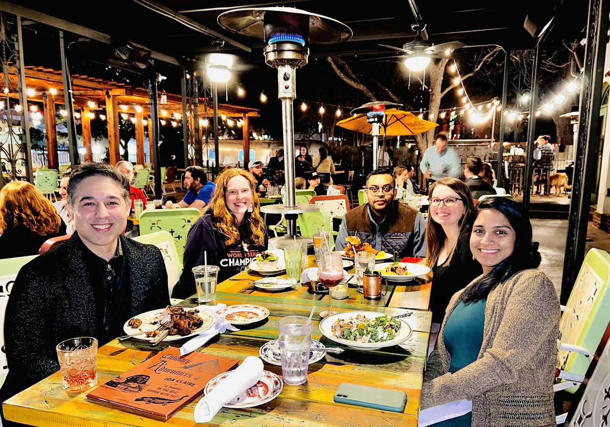 JohnJonathan's tweet photo. Spent Saturday evening with some amazing students leaders of @ChiSigmaIota’s #SigmaAlphaChi Chapter @UTSA @UTSACOEHD @UTSACounsDept. Looking forward to another semester pursuing academic and professional excellence in #counseling #CSI #ChiSigmaIota #UTSA #ChapterFacultyCoAdvisor https://t.co/ggzLVORk3Y