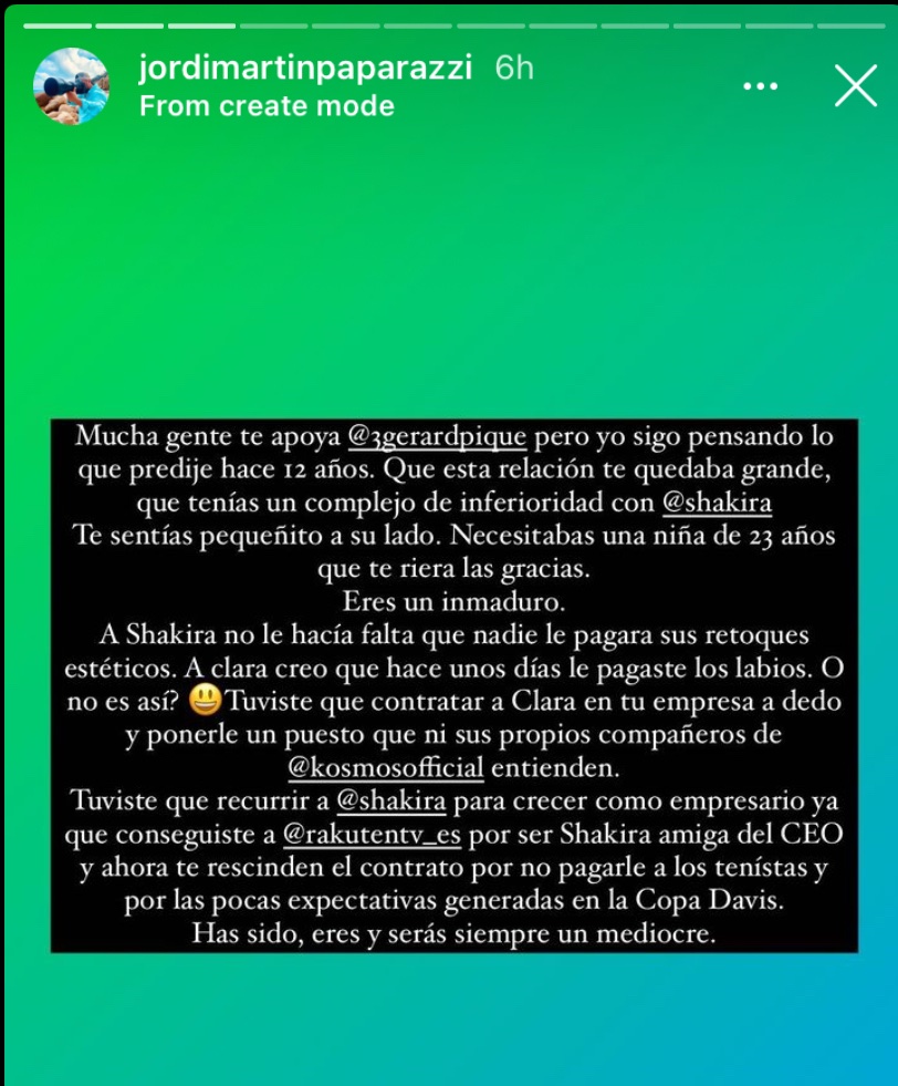 connor3203481's tweet photo. Si a este tío ya no lo quería nadie en Barcelona, imagínate ahora que  tiene a medio mundo en contra🤣🤣nunca  te  metas  con  una  latina  bro !!!  🤣
#Shakira 
#Pique 
#clarachia https://t.co/hZ4jouHxJ9