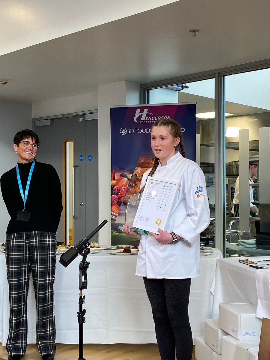 LennoxCaitriona's tweet image. Independent entry &amp;amp; NI @SBFutureChef 2023 Winner is the most fabulous and very talented Kristen Nugent. Mentored by the equally amazing chef @jamesdevine2. Wishing her lots of luck as she heads to London in March for National UK Competition in March.@HendersonFoods