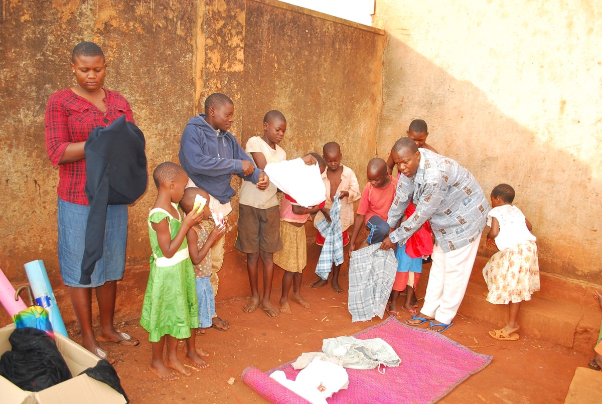 Save Orphans Aid Project(SOAP)Uganda.Outreach cares orphans &amp; needy kinds lack clothes and support.Luke 18:16-17,James1:27.Acts9:36-42.With Great God always things all possible!!!
