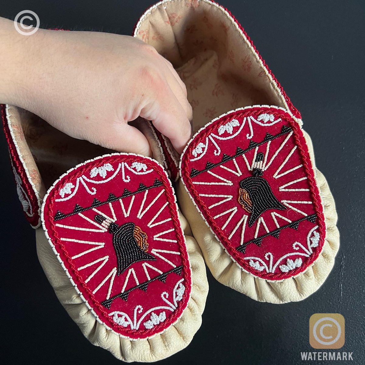 shebringstheice's tweet photo. Mens moccasins I finished 😊 https://t.co/J5L32fTgSm