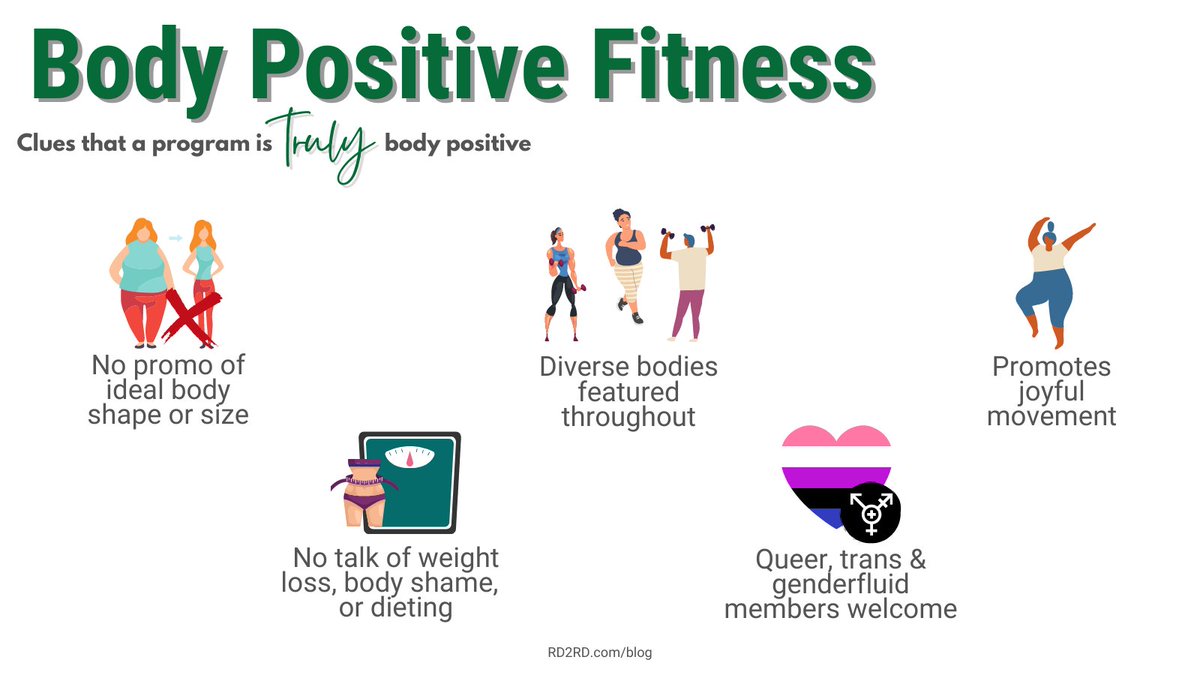 wellresourced's tweet image. What makes #BodyPositive #fitness programs truly “body positive?” 

• No diet talk
• No promotion of an ideal body size
• Promotion of joyful movement

We’ve gathered a wealth of #BodyPosi resources, classes &amp;amp; programs for you &amp;amp; your clients:

bit.ly/3G9PCxT