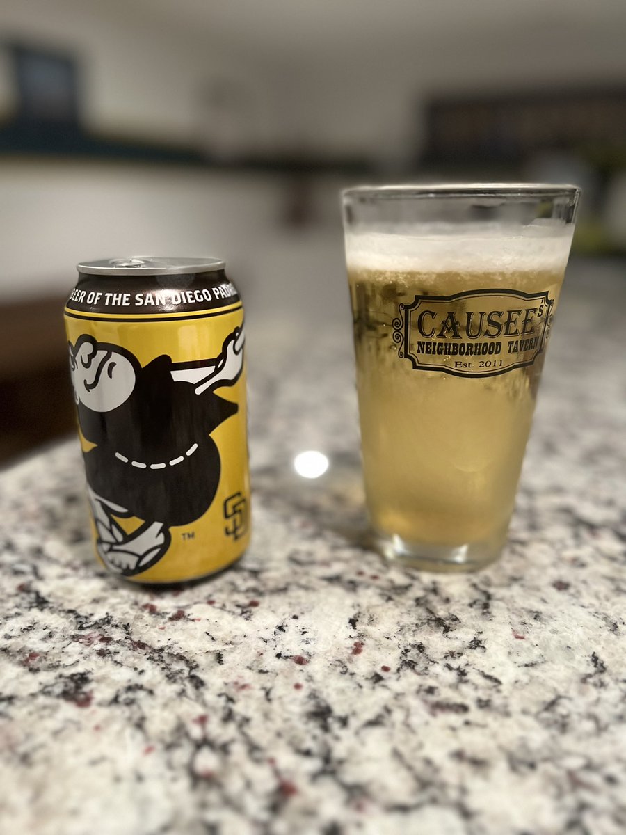 ChrisCausee's tweet photo. Is it baseball season yet??? @Padres @BallastPoint @tonygwynnjr @Mudcat55 #padres https://t.co/XPxMem2fxk